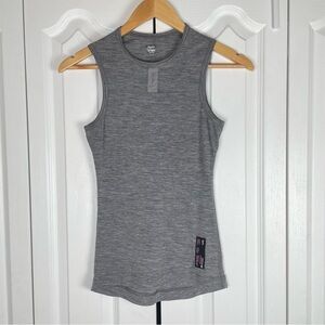 Rapha Base Layer Cycling Tank Top Women’s XXS Gray Lightweight Breathable Wool